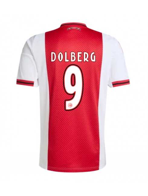 Ajax Kasper Dolberg #9 Heimtrikot 2025-26 Kurzarm Ajax Kasper Dolberg #9 Heimtrikot 2025-26 Kurzarm